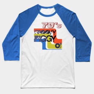 70's Groovy Piggy Baseball T-Shirt